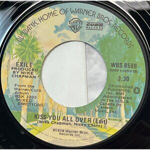 Exile Kiss You All Over / Dont Do It 45 Vinyl 70s Country Rock